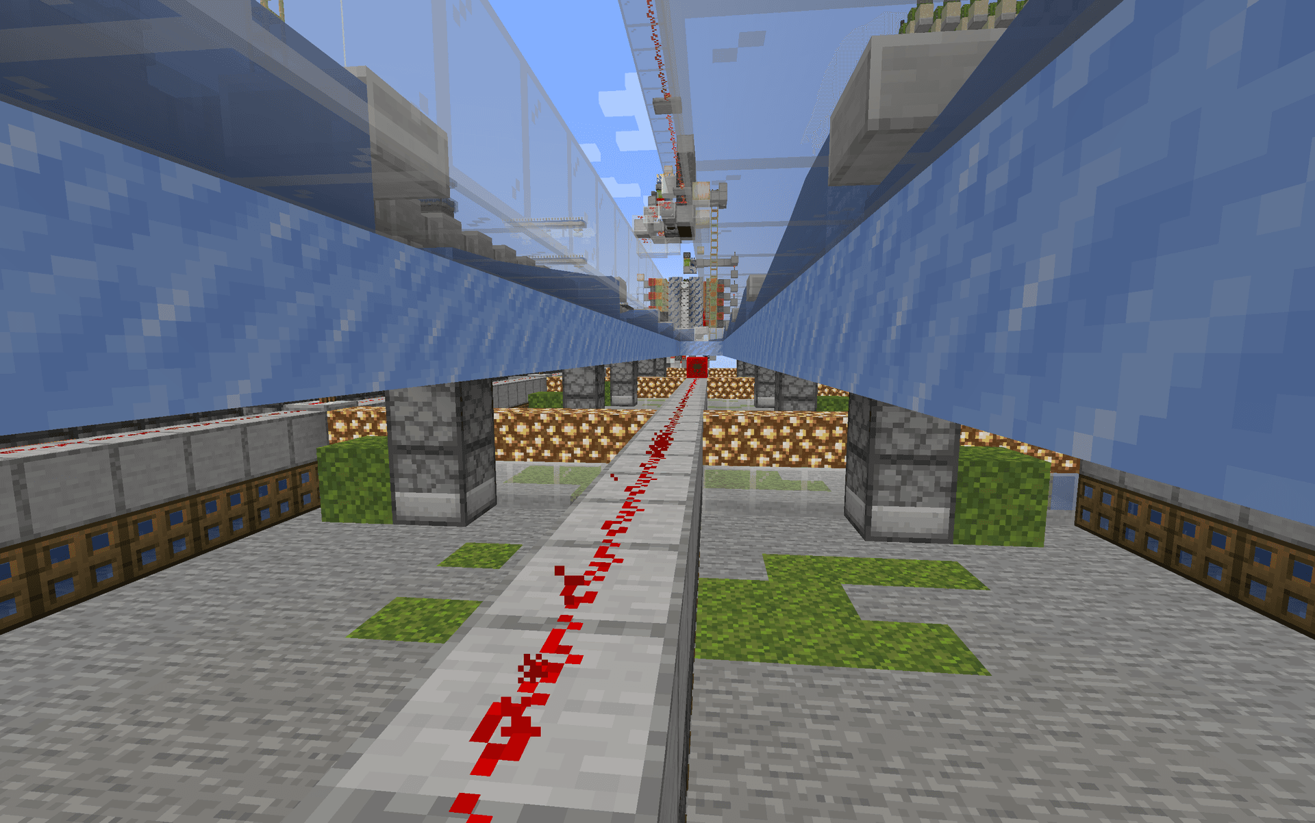 Inside the bonemeal farm.