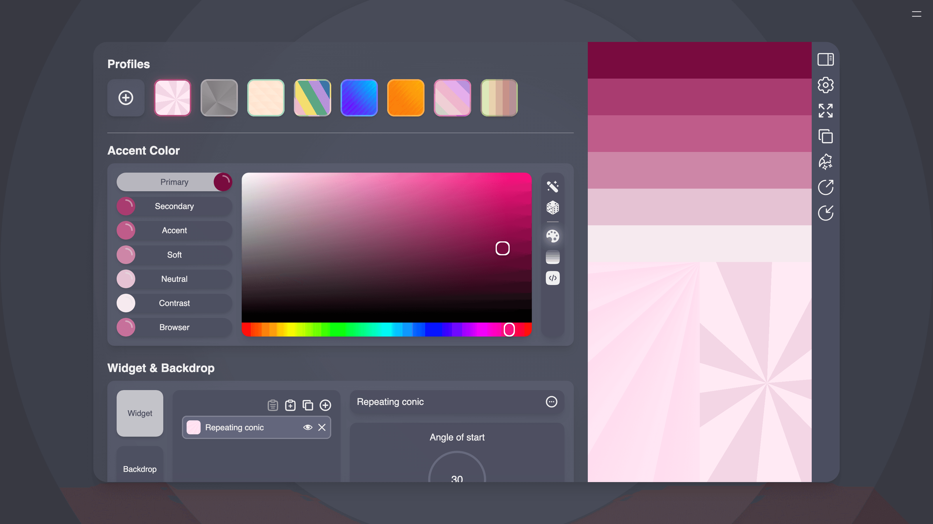 The single-page Theme Maker.